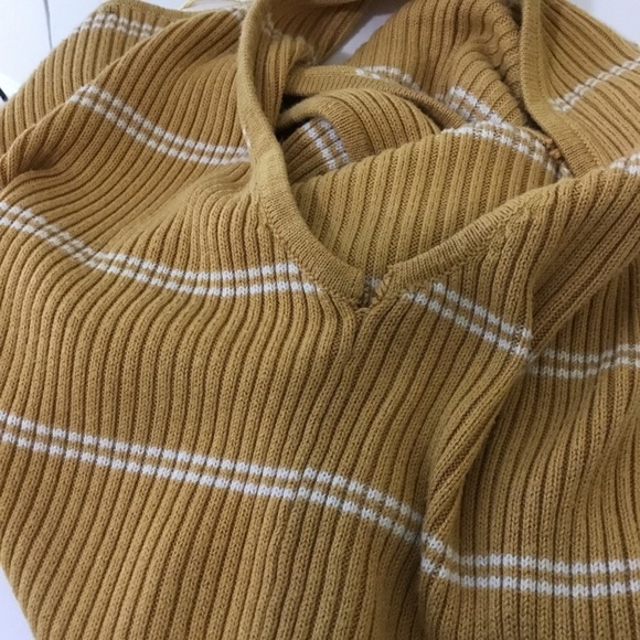 Freshman 1996 Sleeveless Sweater Tank Top Knit Striped Y2K - Picture 4 of 7